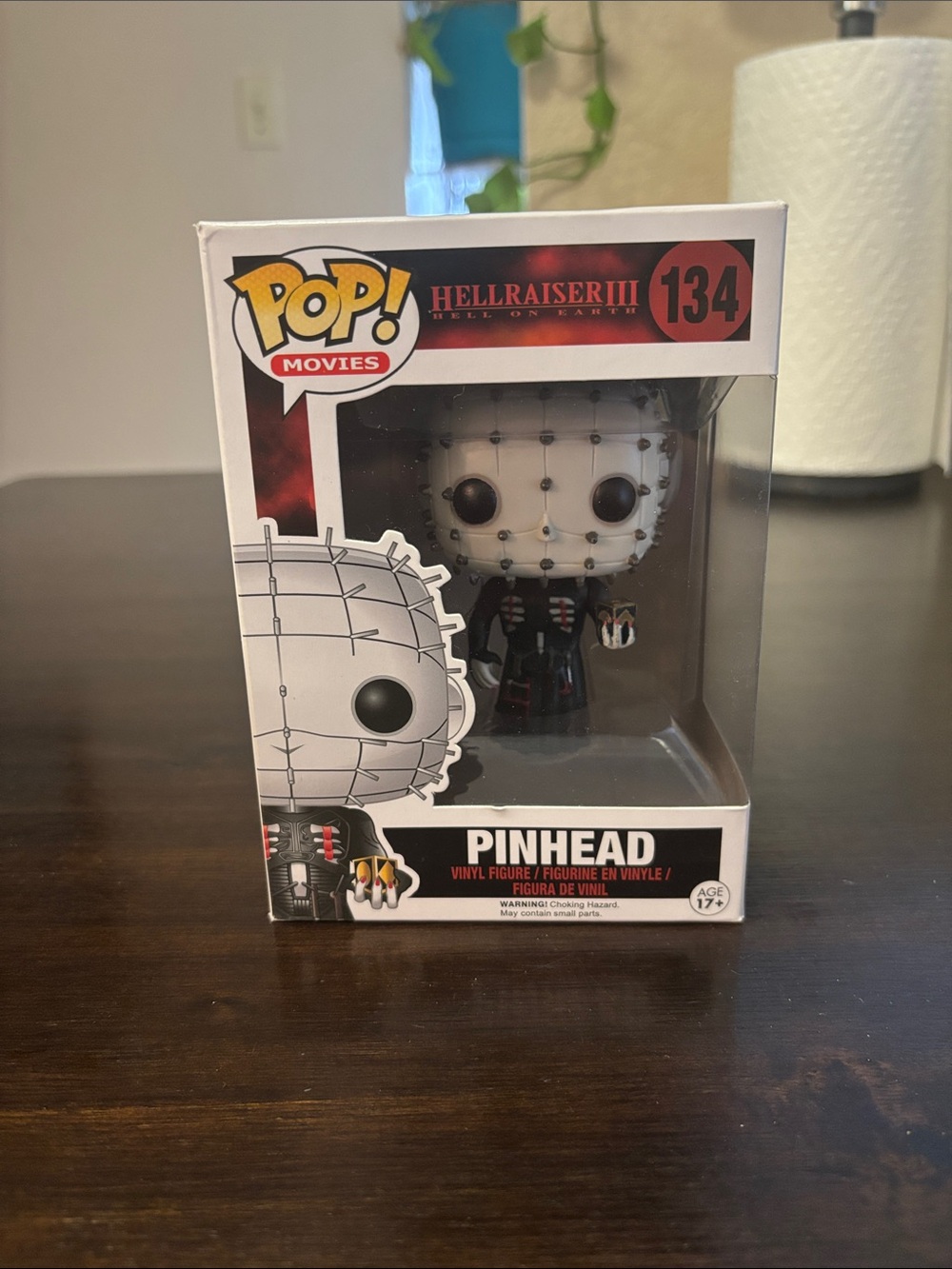 Funko Pinhead Vinyl Figure - Black, White